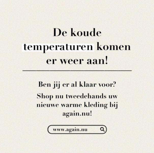 Warme tweedehands kleding 