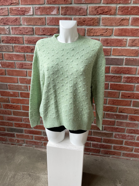 Riani Wollen trui lichtgrijs gestippeld casual uitstraling Mode Sweaters Wollen truien 